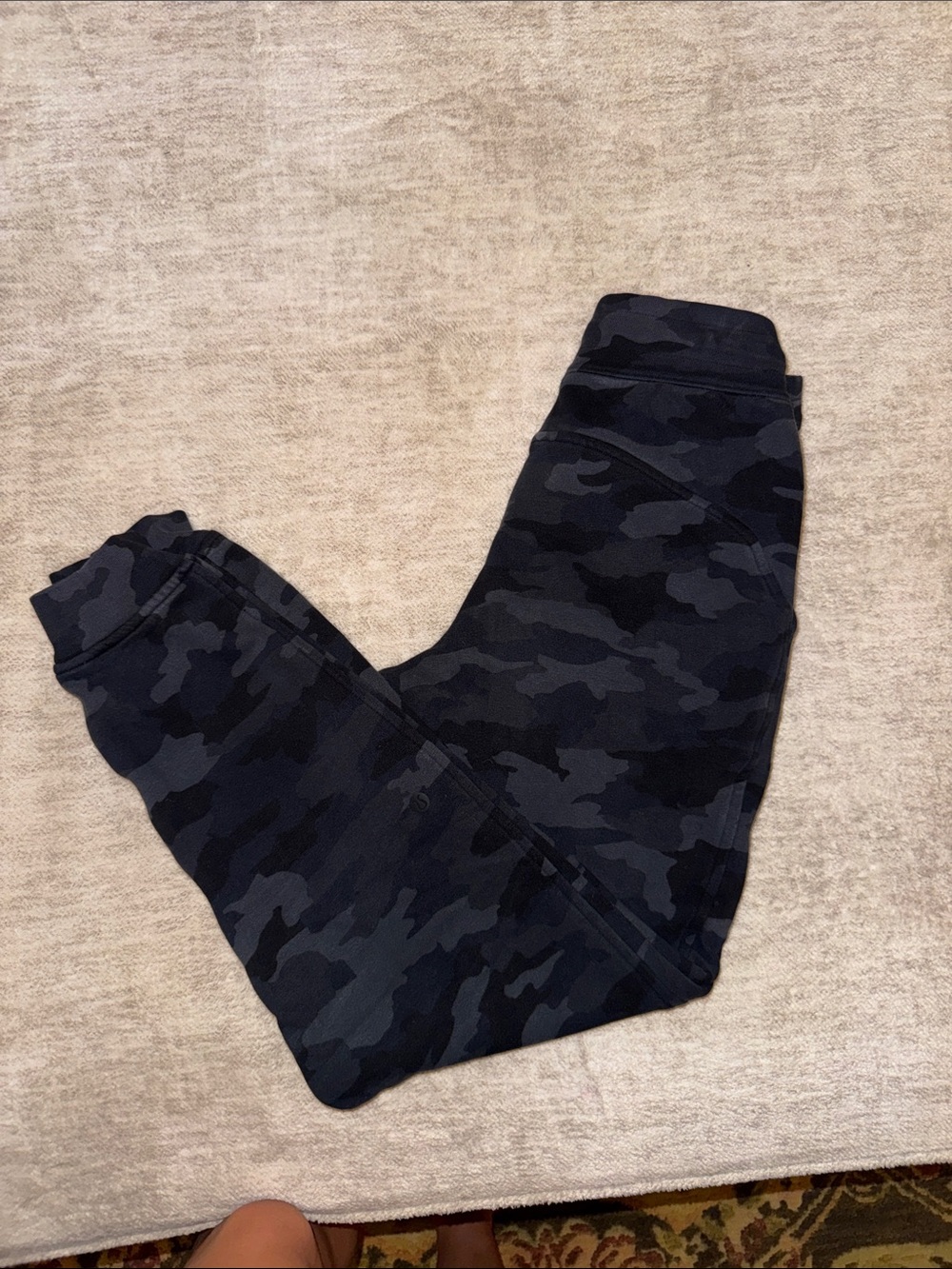 lululemon athletica Black and Charcoal Camo Leggings